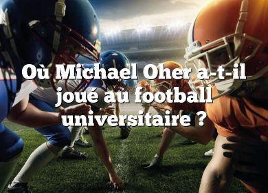 Où Michael Oher a-t-il joué au football universitaire ?